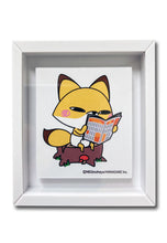 画像をギャラリービューアに読み込む, *額ぷちバッジ*きつめきつね